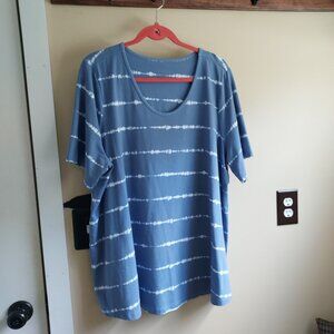 Denim and Company plus size top 2X NWOT